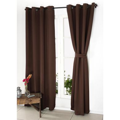 Set Cortinas Victoria Blackout 140x220 cm Caf