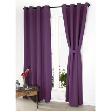 Set Cortinas Victoria Blackout 140x220 cm Lila