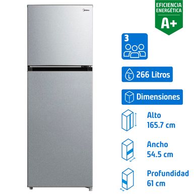 Refrigerador Top Freezer No Frost 266 Litros Silver MDRT385MTE50