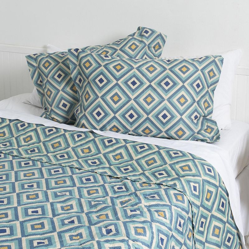 MASHINI - Cubrecama Quilt Cordoba Estampado King Mosa