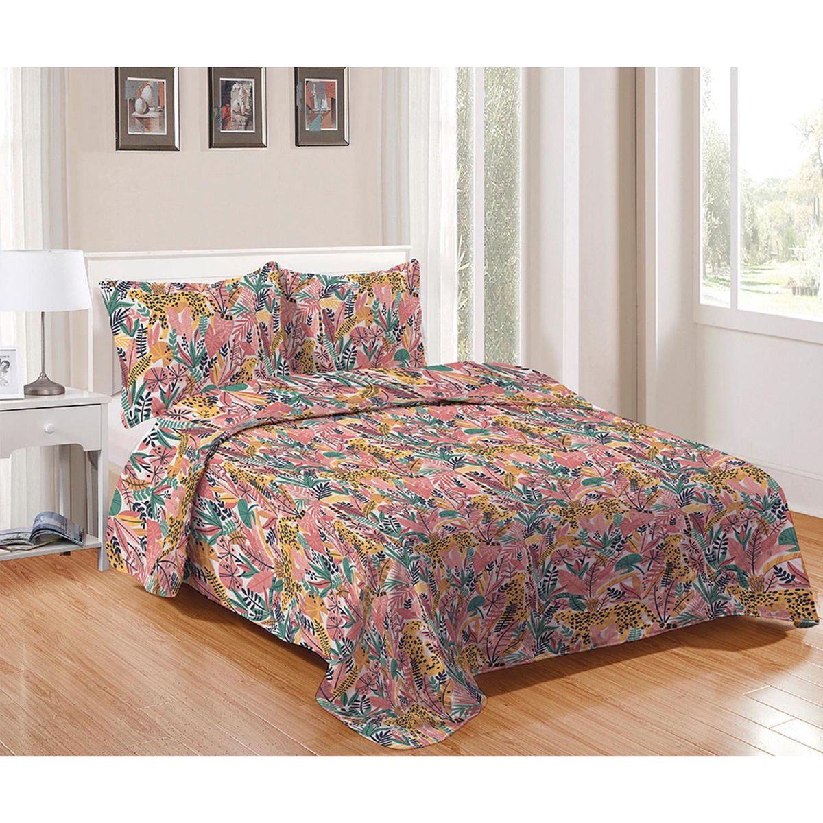 MASHINI - Cubrecama Quilt King Cordoba Multicolor 