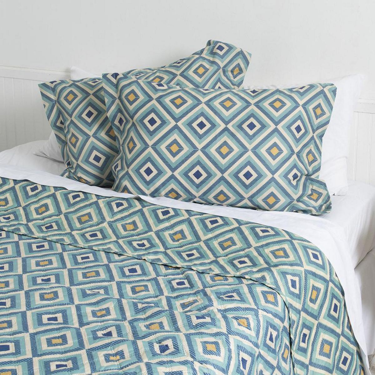 MASHINI - Cubrecama Quilt 1.5 plazas Cordoba Multicolor