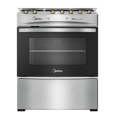 Cocina a Gas 5 Platos Inox MCG-5QPI30NS