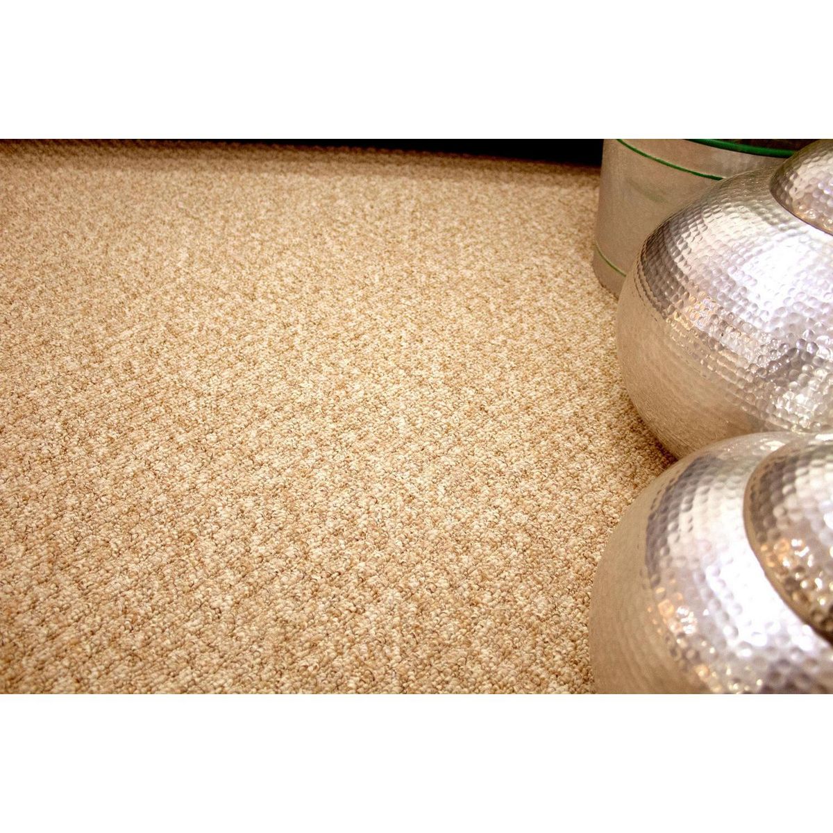 ETERSOL - Alfombra 4x4 m Bruselas Castaña 16 m2