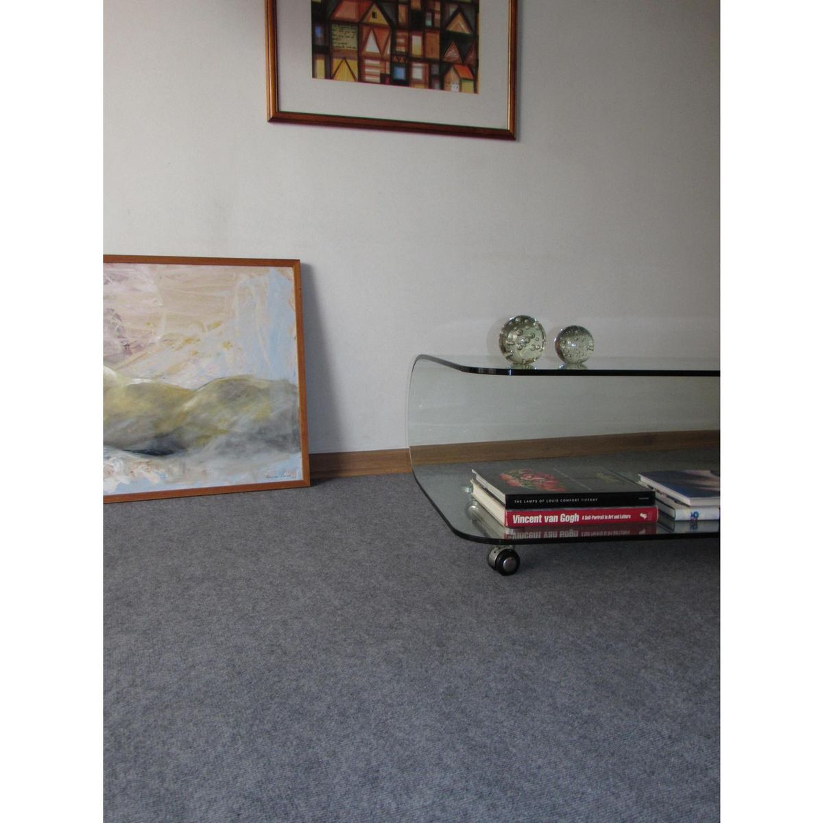 ETERSOL - Cubrepiso 4x4 m Funny Gris 16 m2