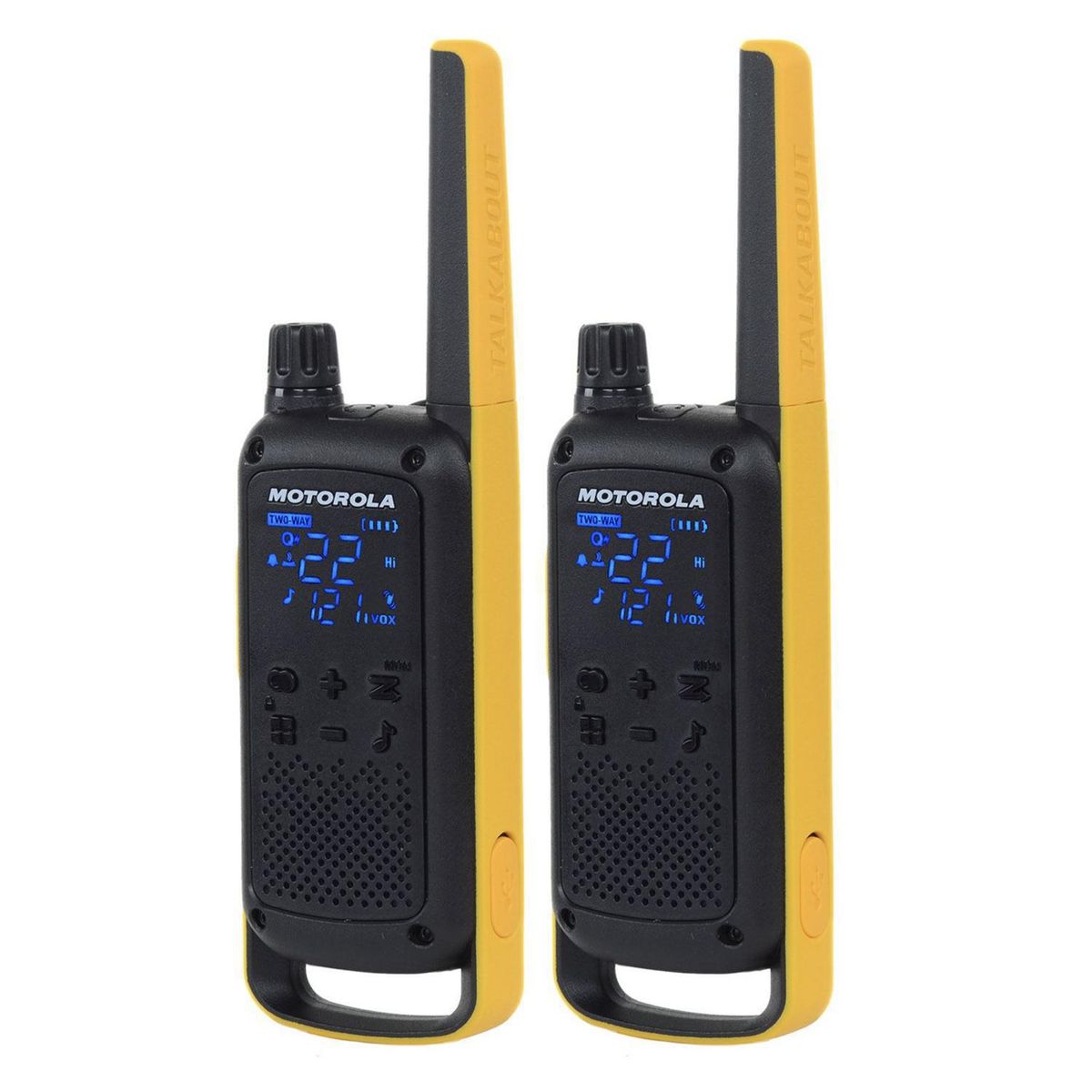 MOTOROLA - Kit Radios Portátiles 35 Km 33 Canales T470Cl