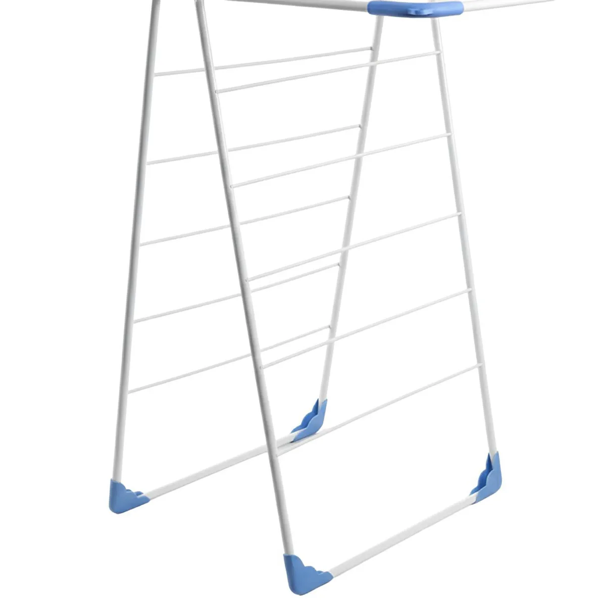 JENNY HOME - Tendedero de Ropa Alas Plegable Acero 62x120x96 cm Blanco