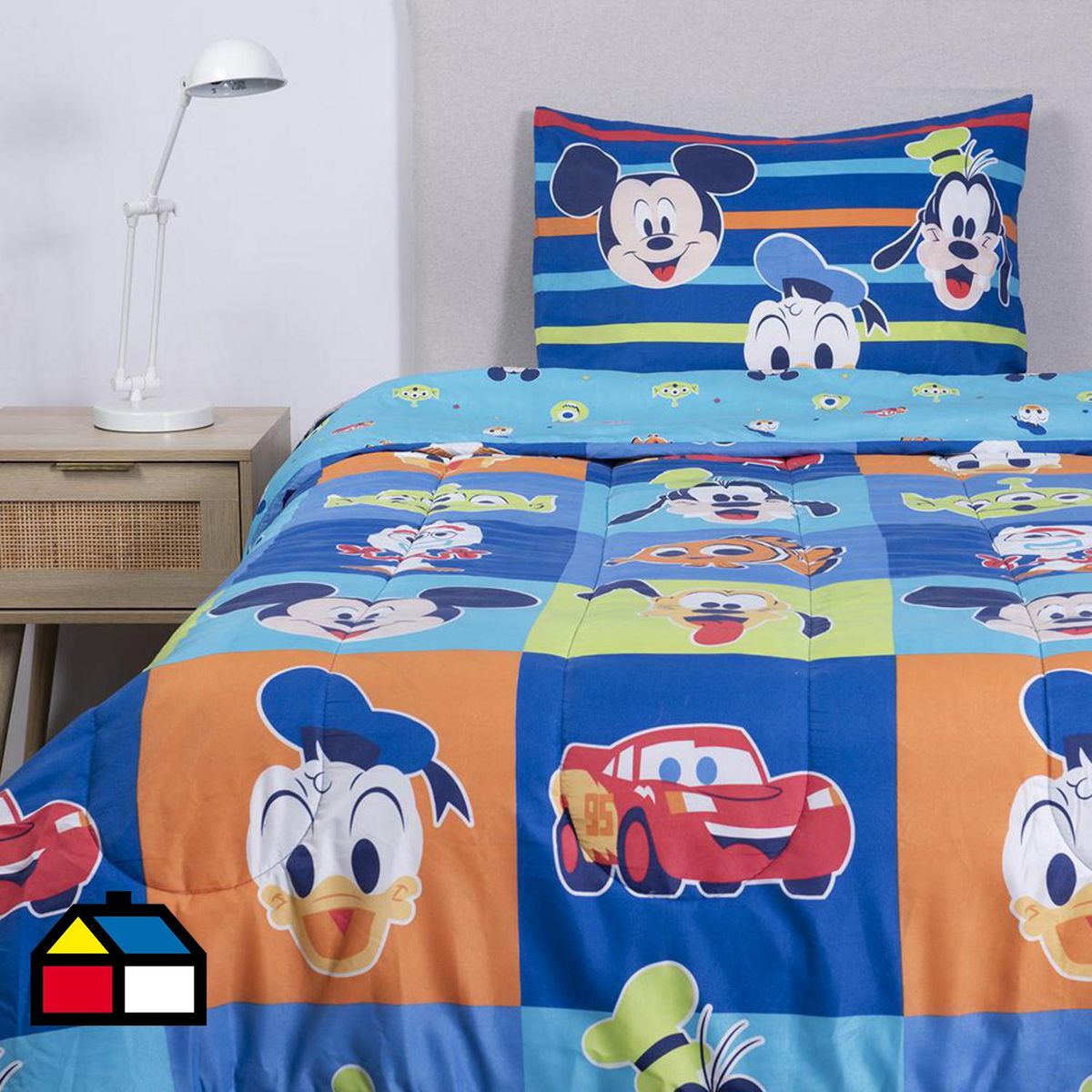 DISNEY - Plumón 1.5 plazas Disney Multicolor 