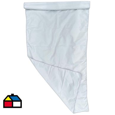 Toalla de microfibra gris 75x175 cm