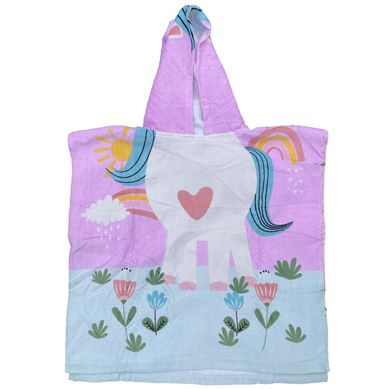 Toalla de playa capucha infantil unicornio