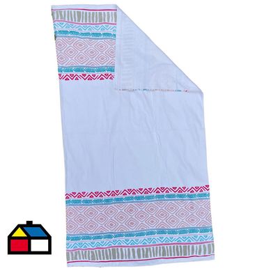 Toalla de playa adulto print multicolor 90x160 cm