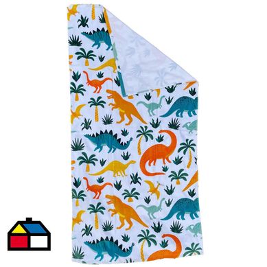 Toalla de playa infantil dinosaurio 70x140 cm