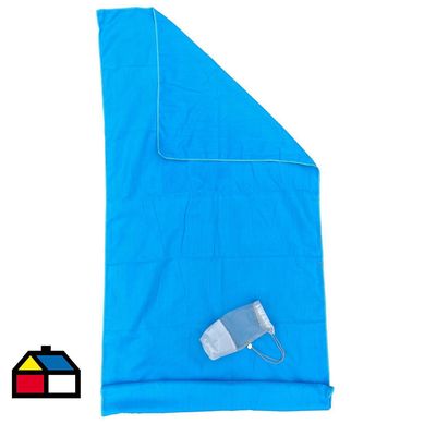 Toalla de microfibra azul 75x175 cm