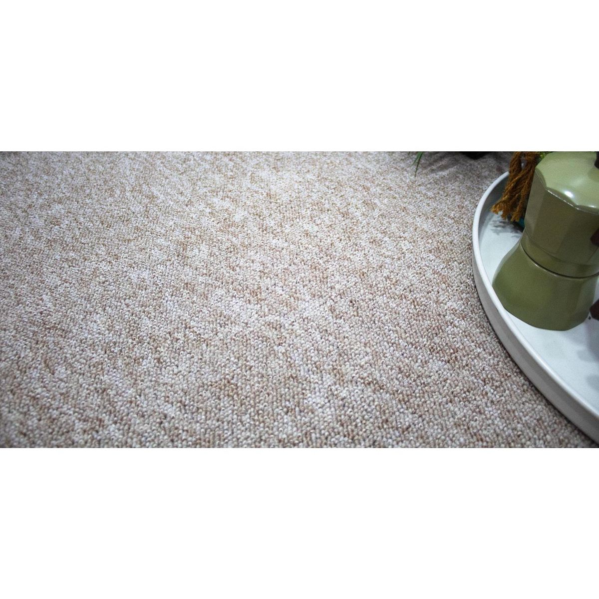 ETERSOL - Alfombra 4x4 m Nueva York Beige 16 m2