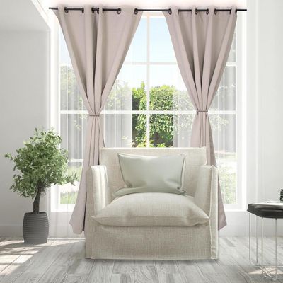 Imagen 2 del producto Cortina Victoria Blackout 140x220 cm Taupe