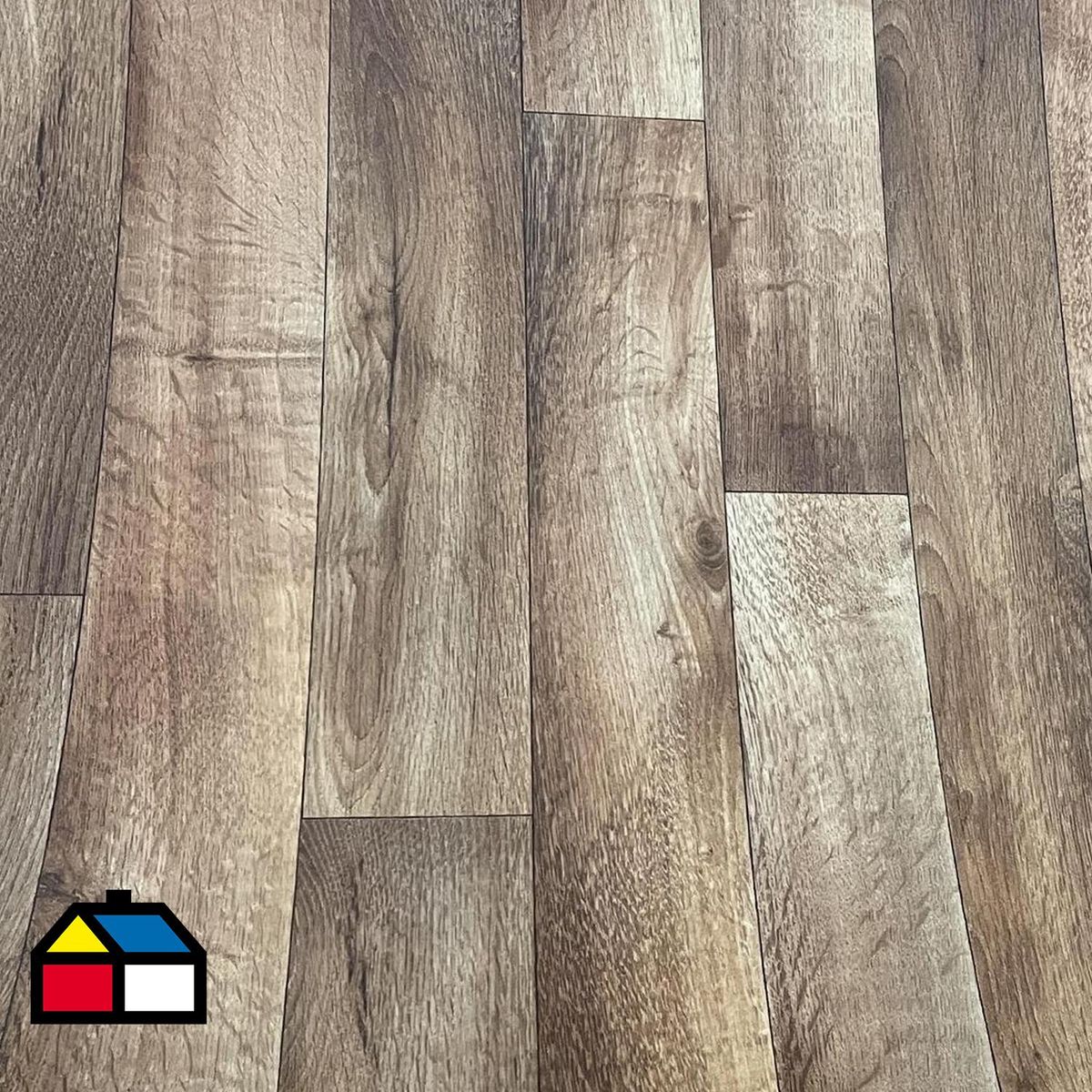 ETERSOL - Piso Vinílico 2 mm 200x400 cm Burgos Brown 8 m2