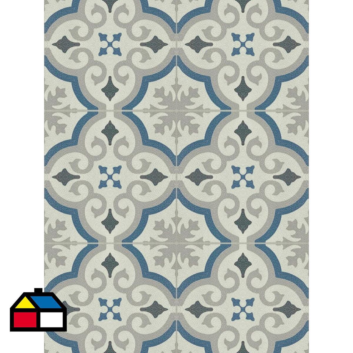 ETERSOL - Piso Vinílico 2 mm 200x400 cm Evora Floral 8 m2