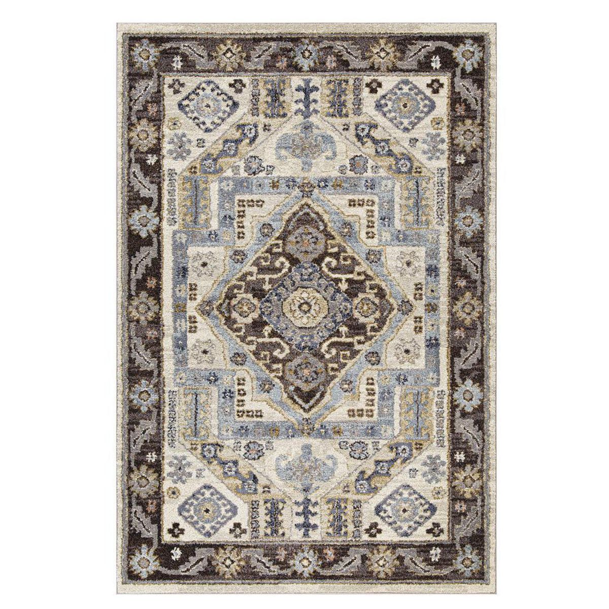 IDETEX - Alfombra Grande Style Black 240x340 cm Polipropileno Multicolor