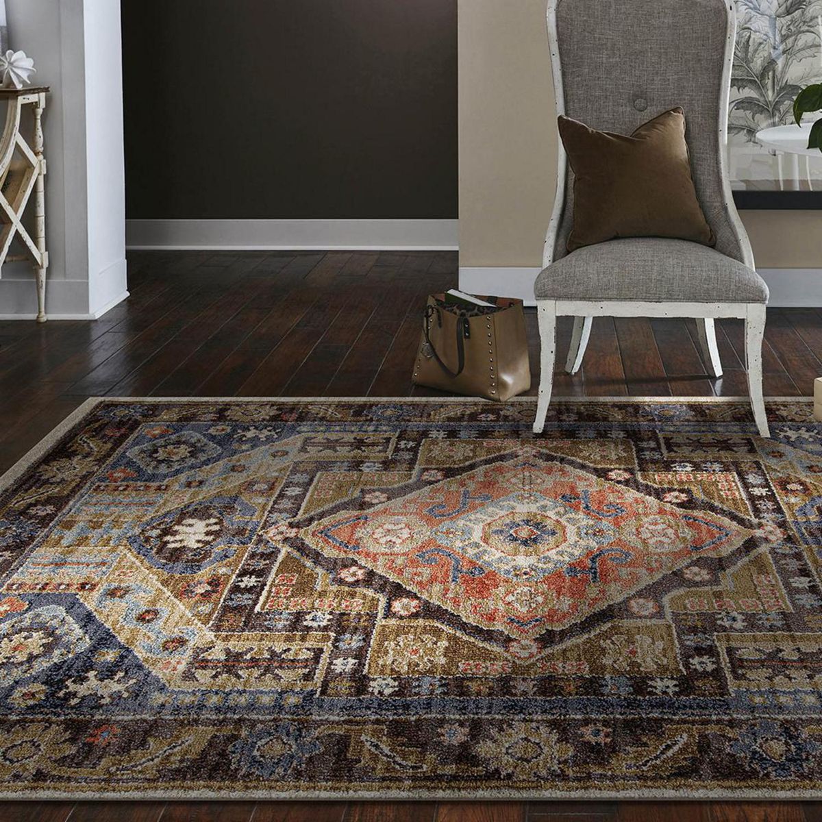 IDETEX - Alfombra Grande Style Blue 240x340 cm Polipropileno Multicolor