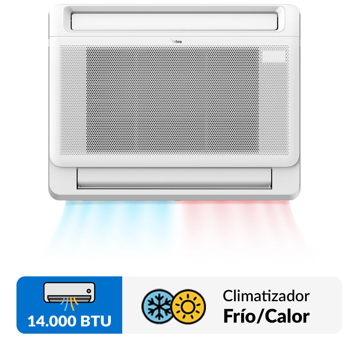 MIDEA - AC Split consola Inverter Xtreme Heat 14K Wifi