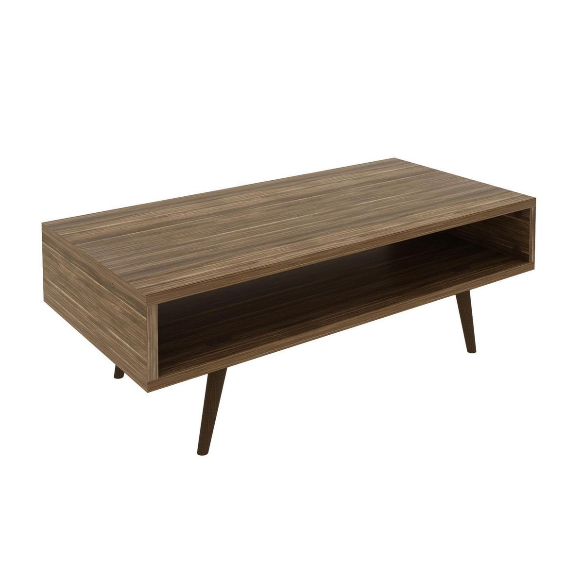 TECNOMOBILI - Mesa de centro nogal 42x120x60 cm