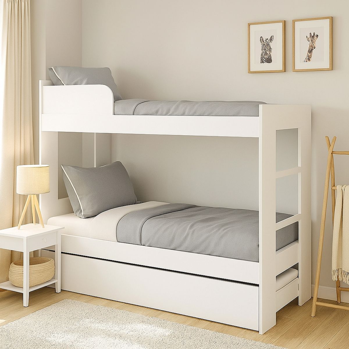 TECNOMOBILI - Camarote Litera Triple CM8003 1 plaza Blanco