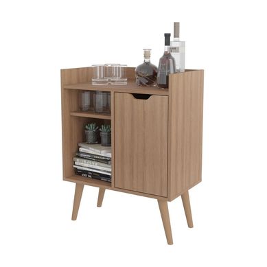 Mesa arrimo/bar/aparador/gabinete almendra 78,5x60x34,8cm
