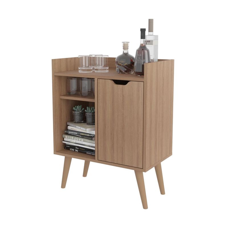 TECNOMOBILI - Mesa Arrimo 60.0x78.5x34.8 cm Almendra