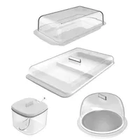 Conjunto de contenedores Blanco 4 piezas