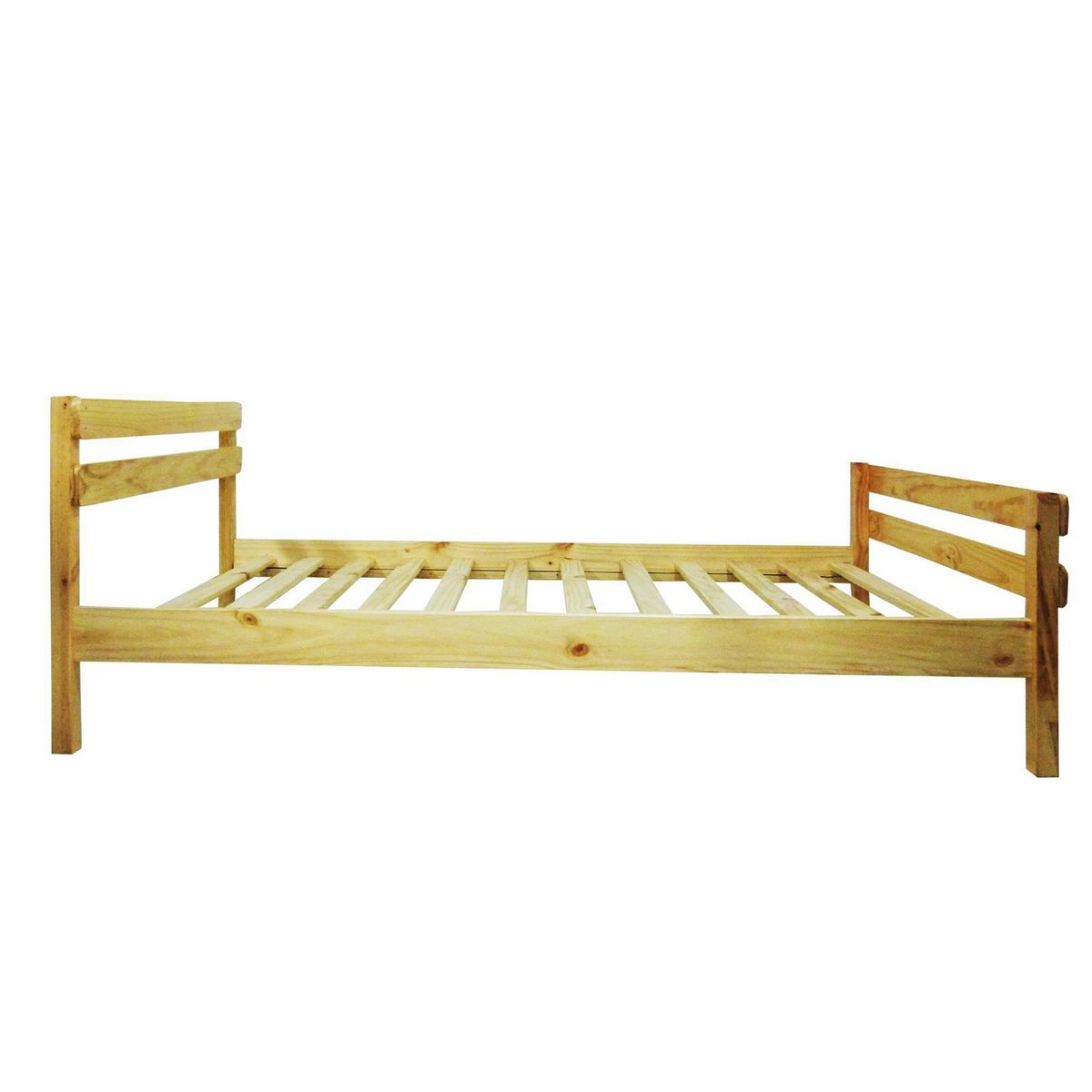 RECUTEX - Cama Box Natura Eco 1.5 plazas Miel
