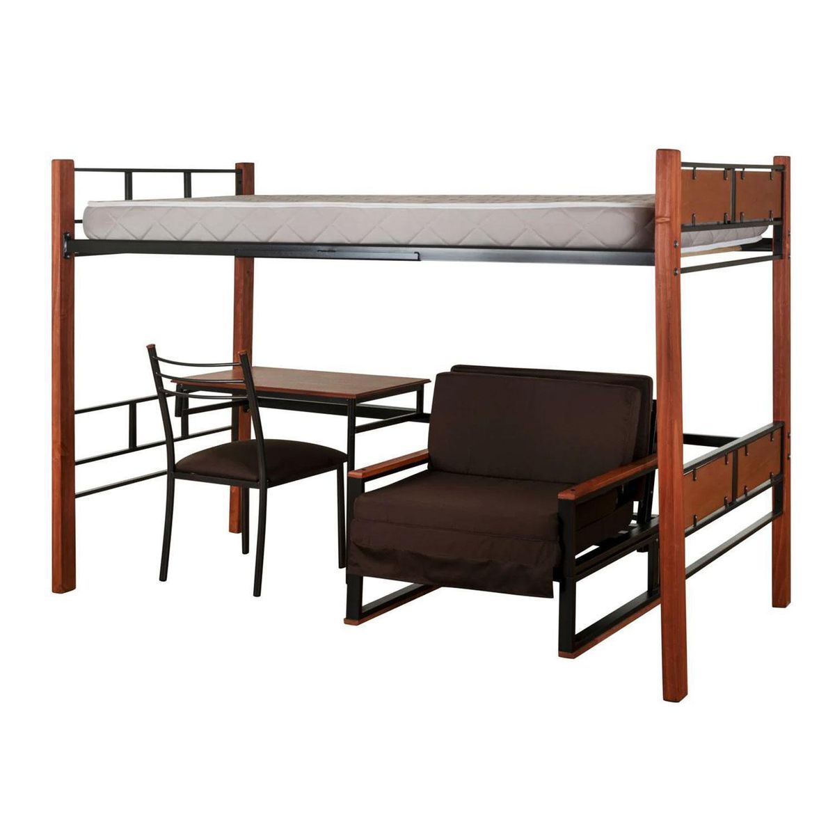 RECUTEX - Camarote 1.5 plazas Studio Pucón Chocolate