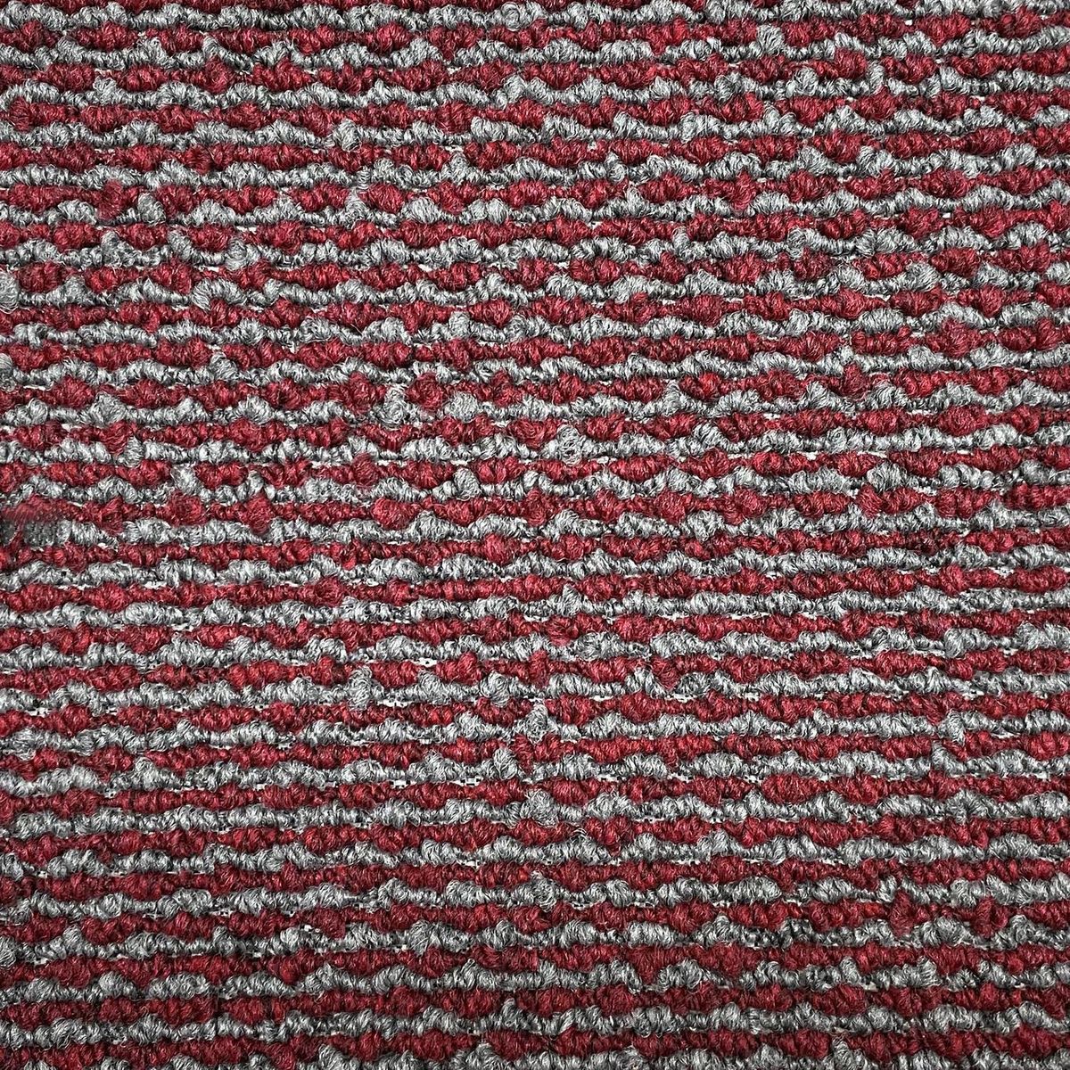 ETERSOL - Alfombra 4x3 m Toledo Rojo/Gris 12 m2