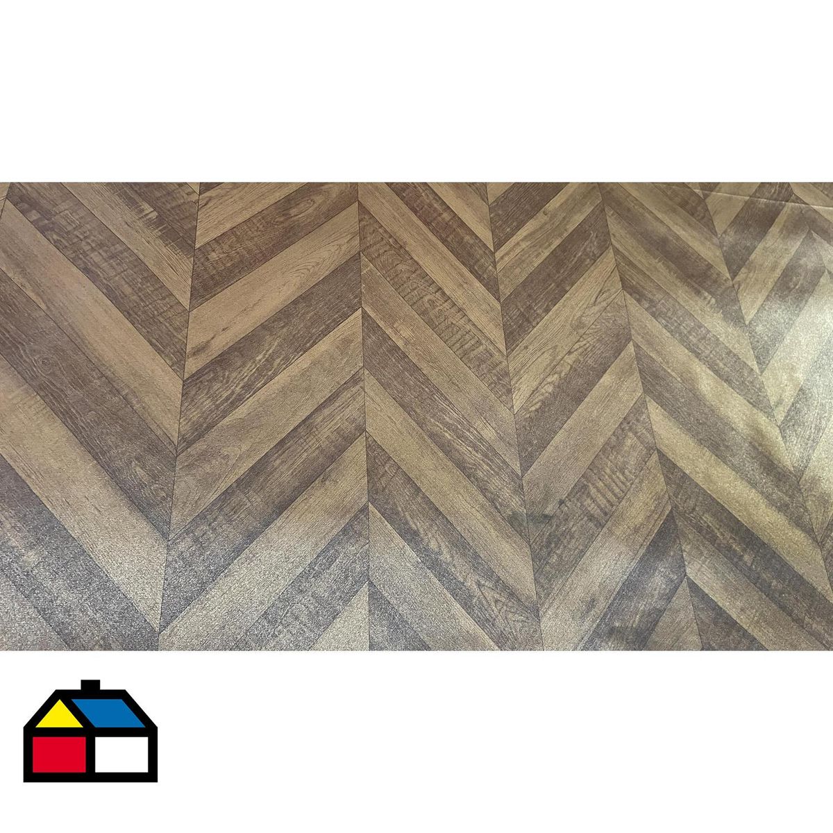 ETERSOL - Piso Vinílico 2 mm 200x100 cm Alaska Marrón 2 m2