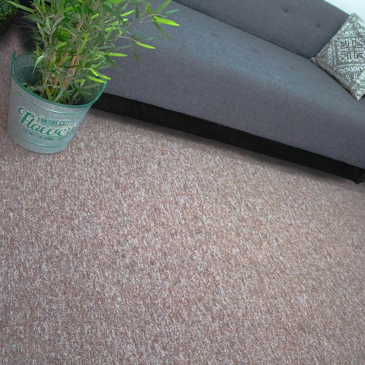 ETERSOL - Alfombra 4x2 m Nueva York Chocolate 8 m2