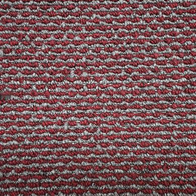 Alfombra 4x2 m Toledo Rojo Gris 8 m2