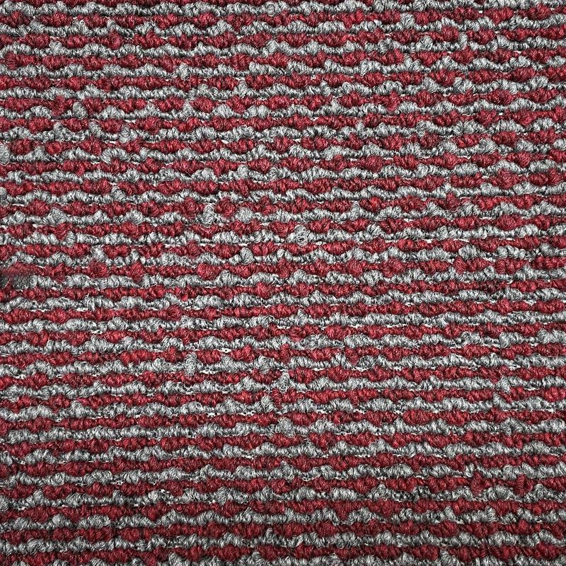ETERSOL - Alfombra 4x2 m Toledo Rojo Gris 8 m2