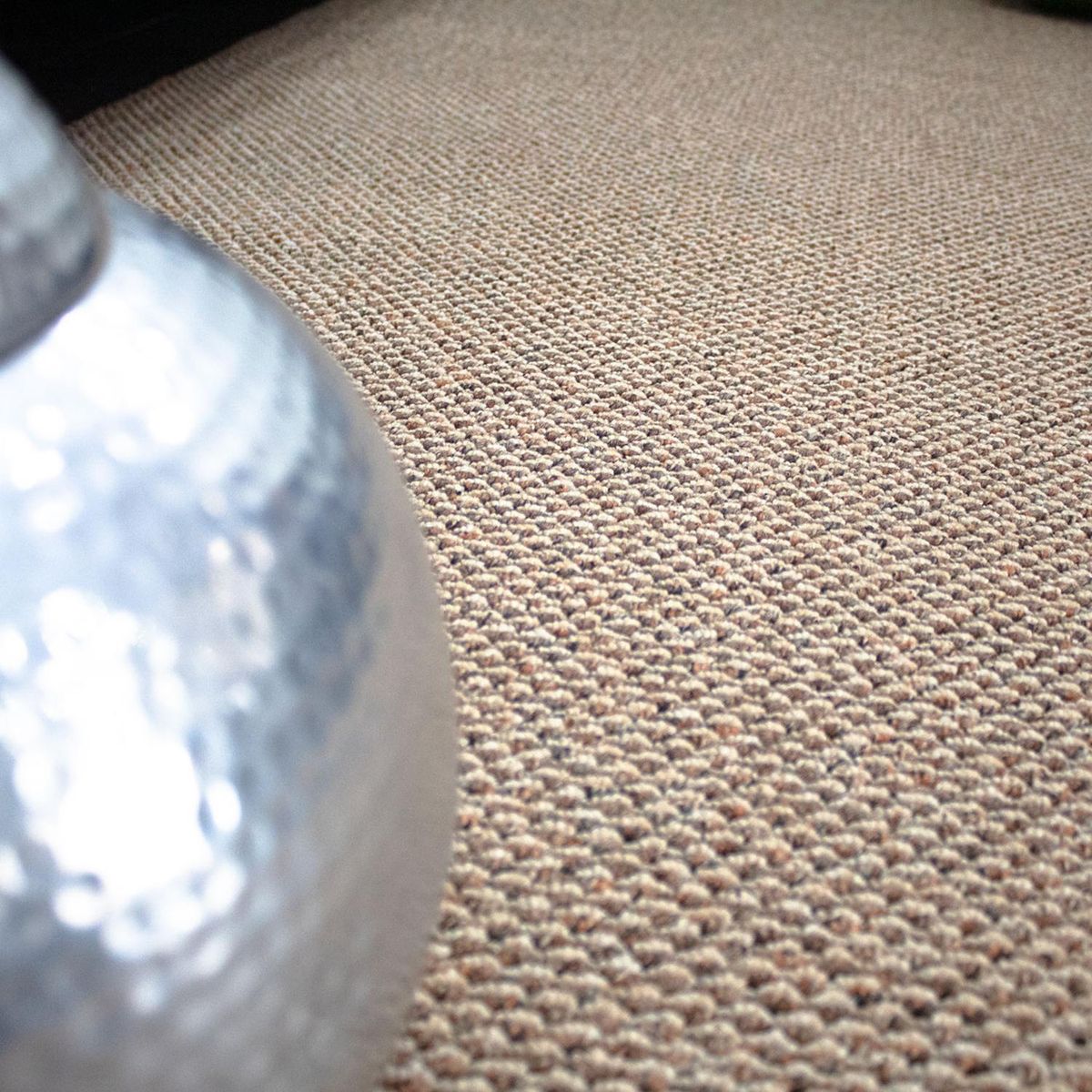 ETERSOL - Alfombra 4x3 m Toledo Beige Ocre 12 m2