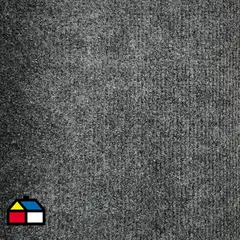ETERSOL - Cubrepiso 4x3 m Funny Gris Oscuro 12 m2
