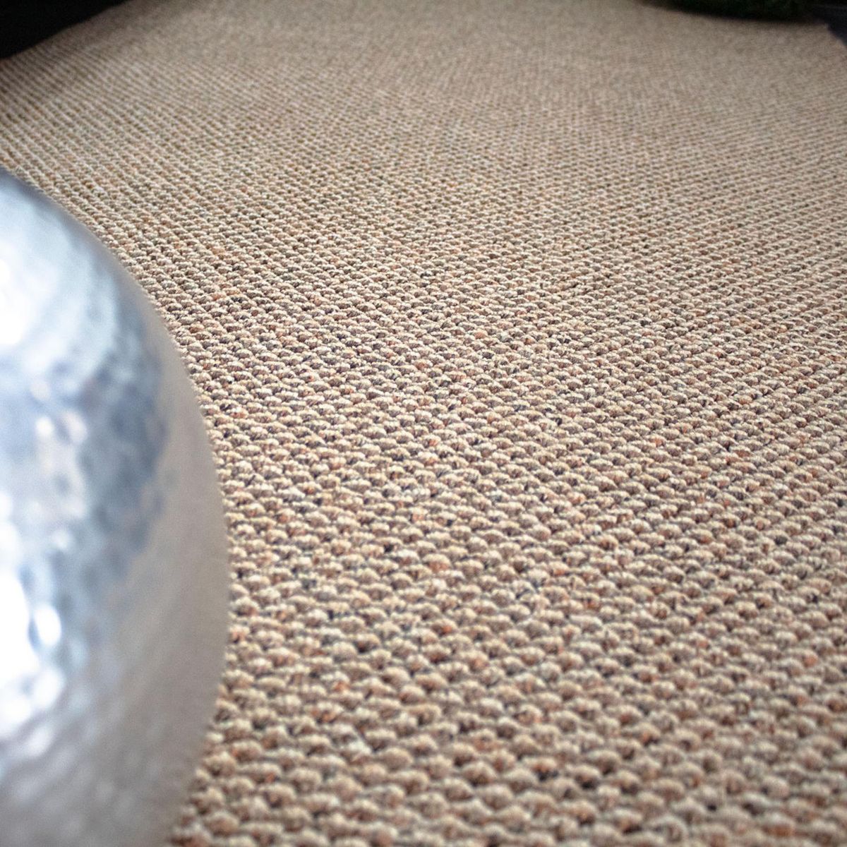 ETERSOL - Alfombra 4x1 m Toledo Beige Ocre 4 m2