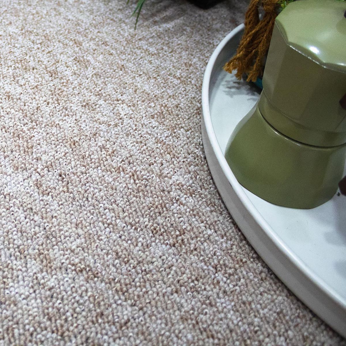 ETERSOL - Alfombra 4x3 m Nueva York Beige 12 m2