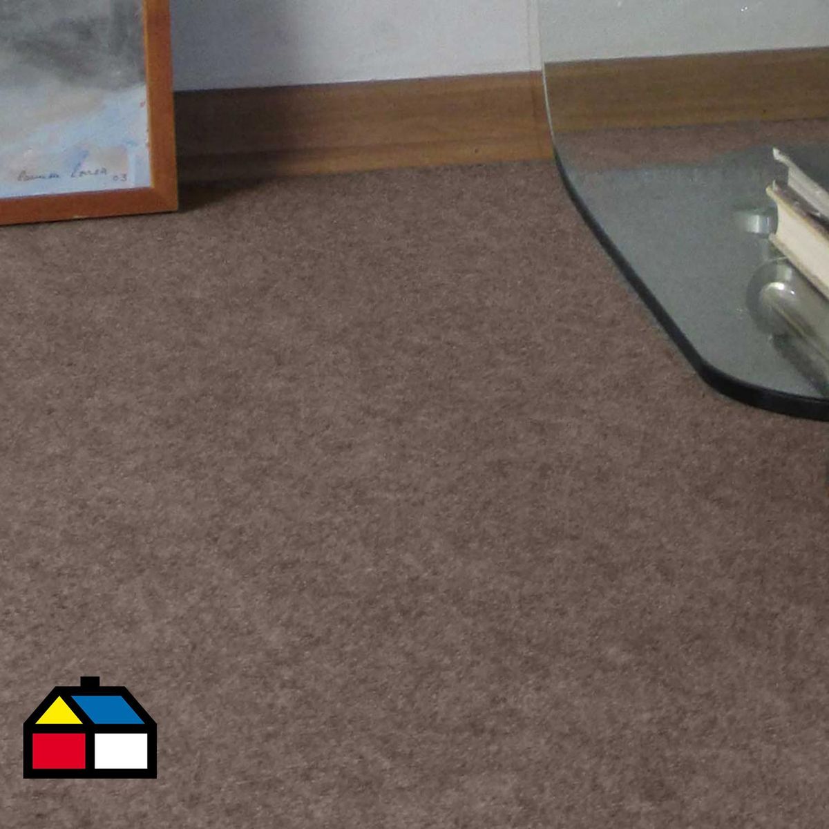 ETERSOL - Cubrepiso 4x1 m Briquet Café 4 m2