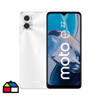 Celular Moto E22 4GB + 128GB Blanco