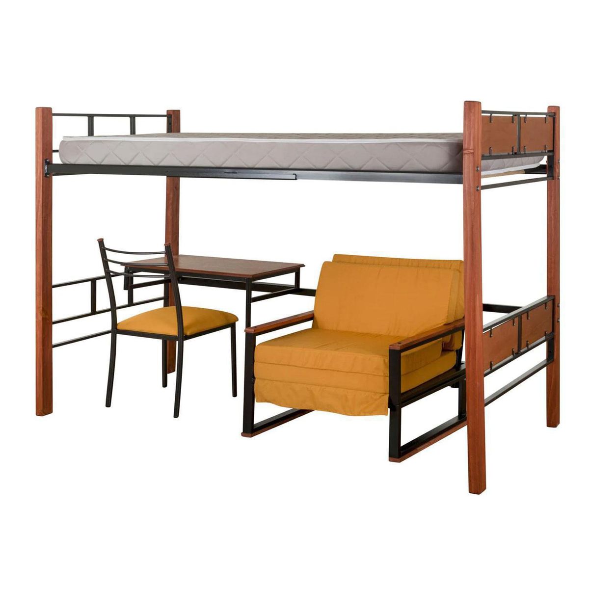 RECUTEX - Camarote 1.5 plazas Studio Pucón Mostaza