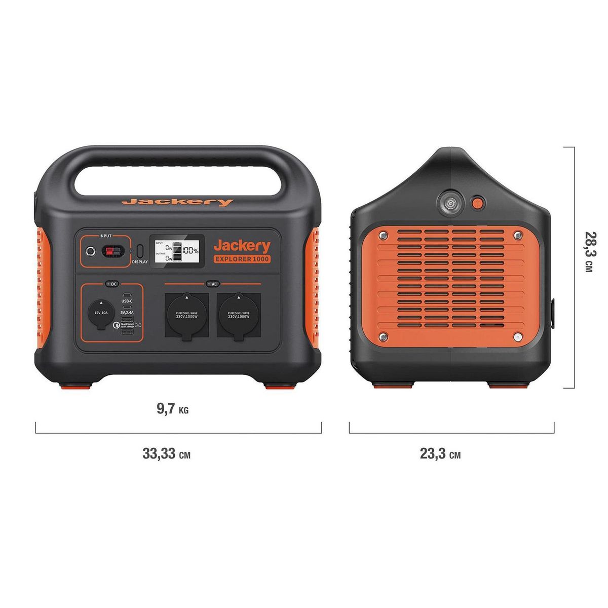 JACKERY - Generador electrico recargable modelo explorer 1000 watts hora