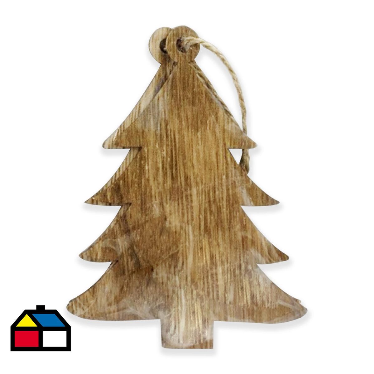PRONOBEL - Set 2 adornos arbol madera