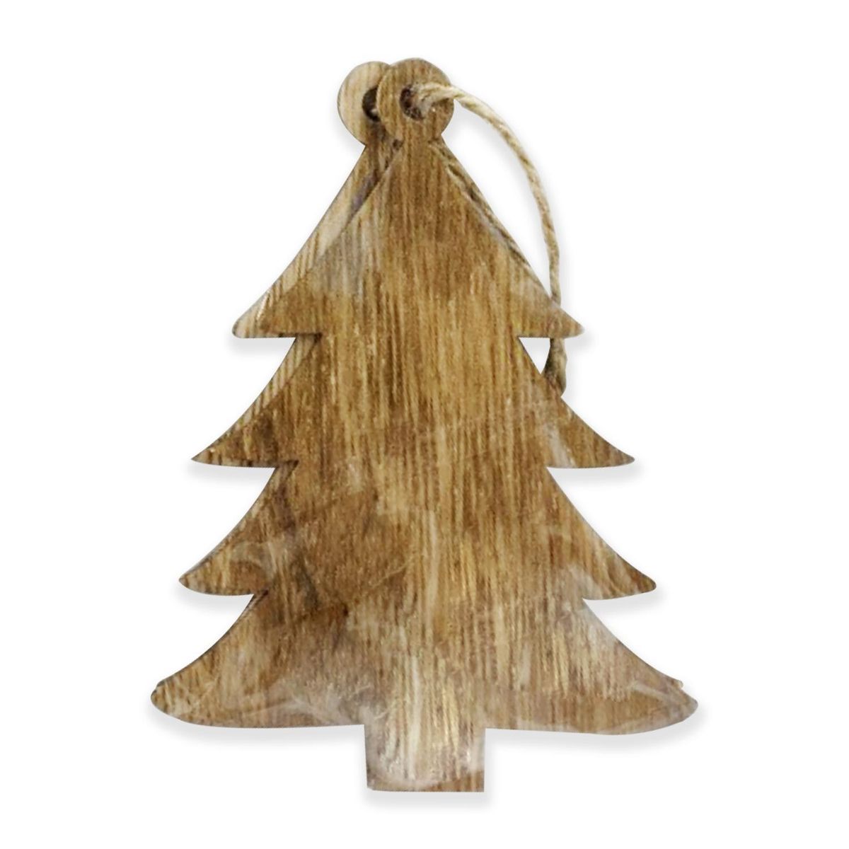 PRONOBEL - Set 2 adornos arbol madera