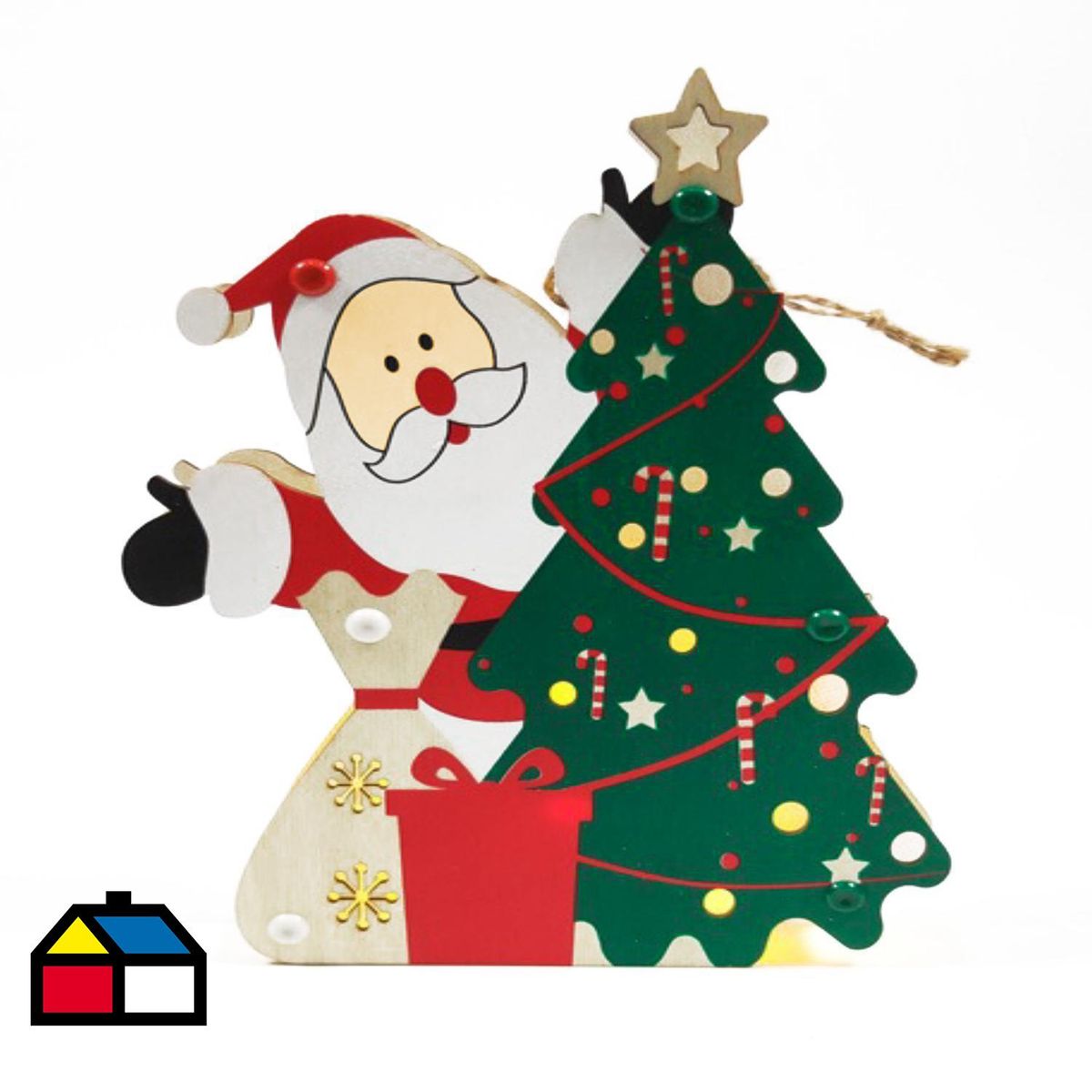 PRONOBEL - Adorno viejo pascuero madera