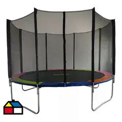 KIDSCOOL - Cama Elástica 366x260x366 cm Multicolor