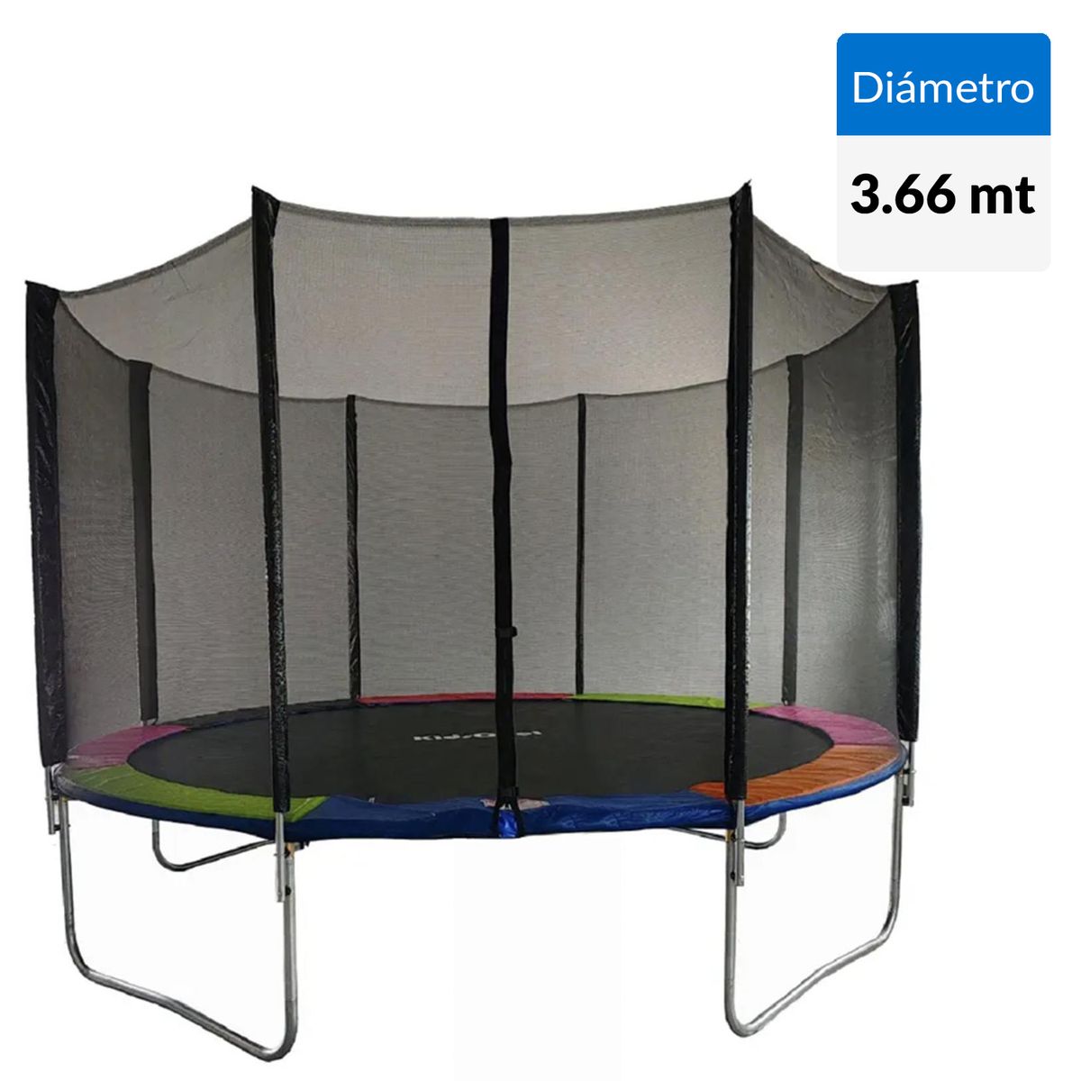 KIDSCOOL - Cama Elástica 366x260x366 cm Multicolor