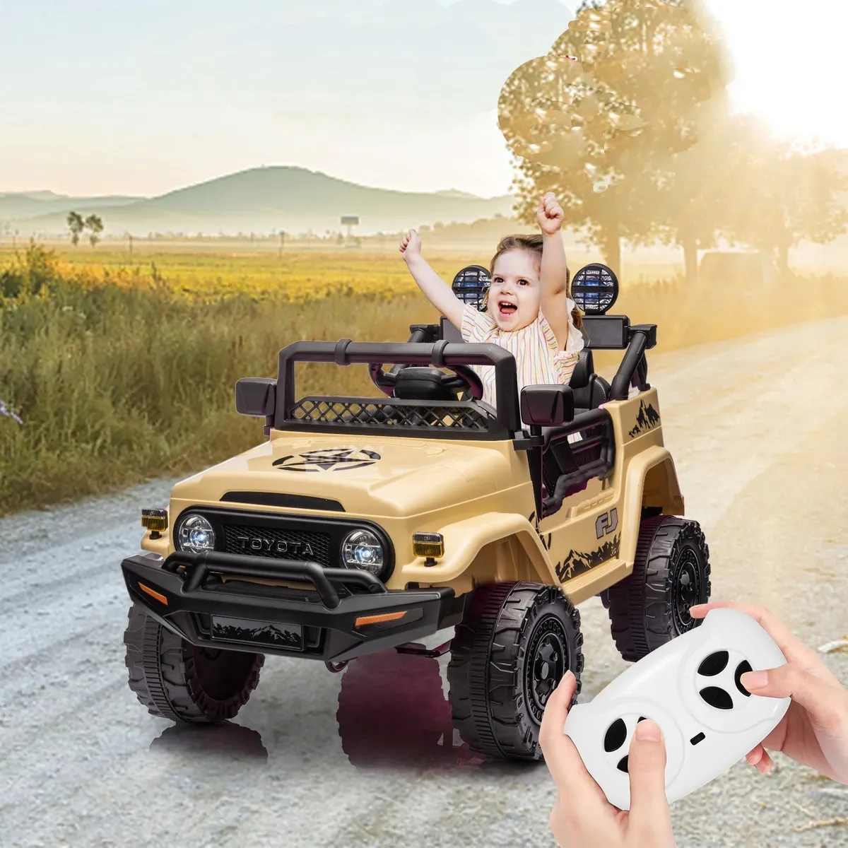 KIDSCOOL - Toyota FJ cruiser arena bat12V